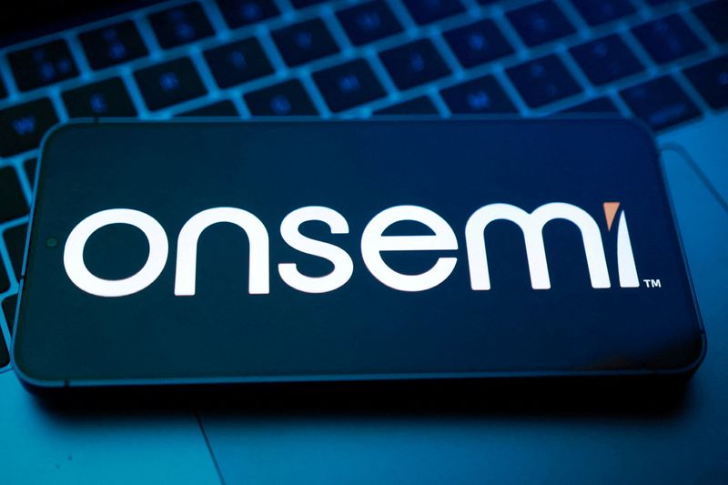 An Onsemi logo appears in this illustration taken August 25, 2025. REUTERS/Dado Ruvic/Illustration