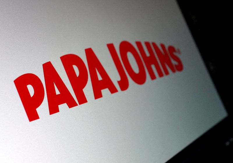 FILE PHOTO: Papa Johns logo appears in this illustration taken August 25, 2025. REUTERS/Dado Ruvic/Illustration/File Photo