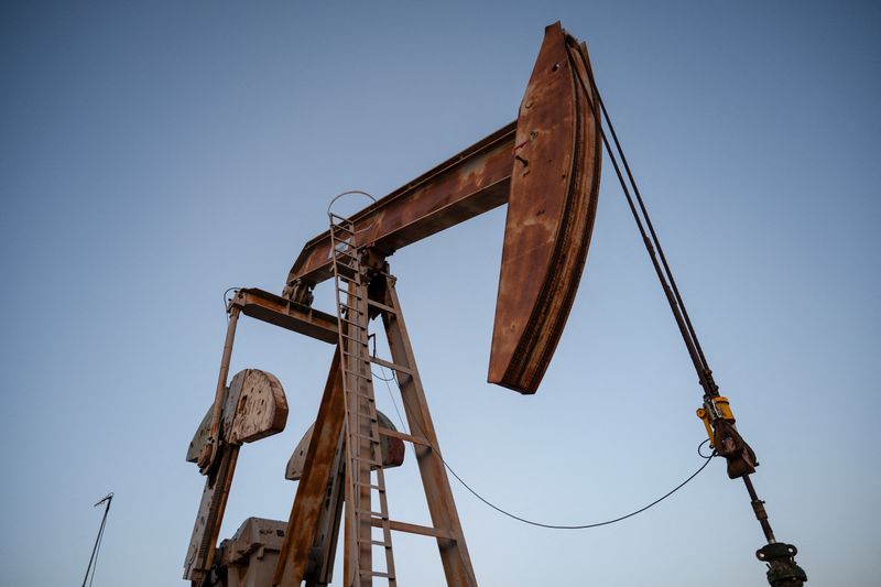 A pump jack operates outside of Midland, Texas, U.S. June 11, 2025. REUTERS/Eli Hartman