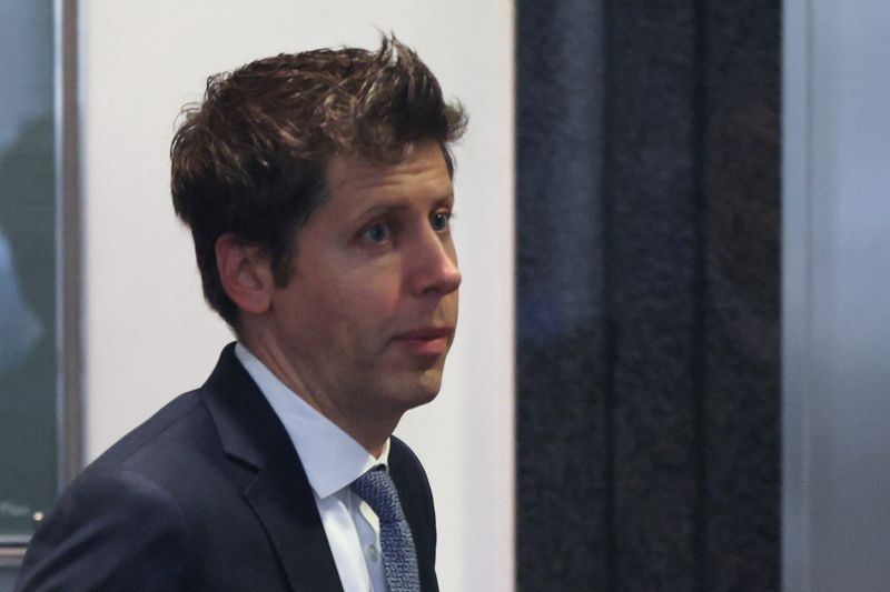 CEO of OpenAI Sam Altman arrives at the courthouse on the day of the  trial in Elon Musk's lawsuit over OpenAI for-profit conversion at a federal courthouse in Oakland, California, U.S., May 12, 2026. REUTERS/Manuel Orbegozo