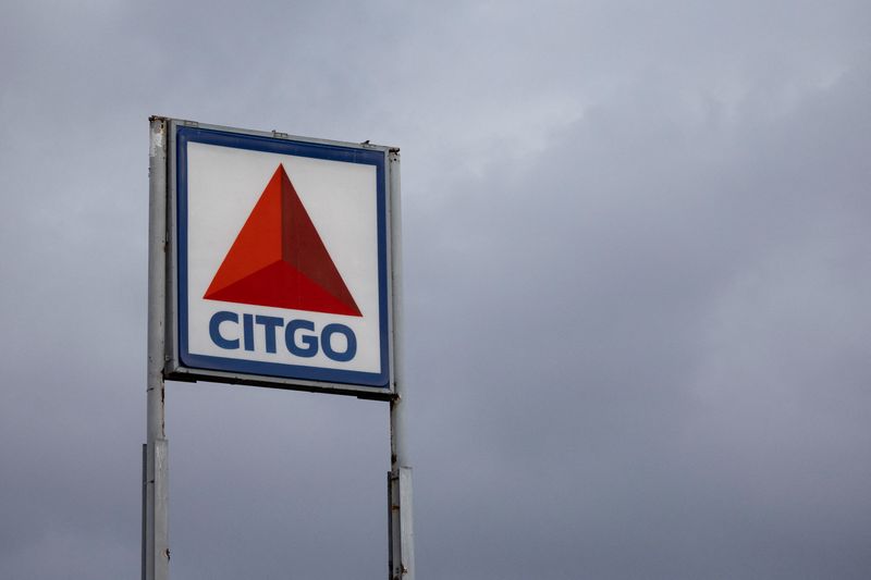 The logo of Citgo is displayed at their gas station in Ganado, Texas, U.S., January 8, 2026.  REUTERS/Antranik Tavitian