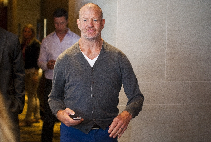 Lululemon Athletica Inc's founder Chip Wilson arrives for the company's annual general meeting in Vancouver June 11, 2014. REUTERS/Ben Nelms