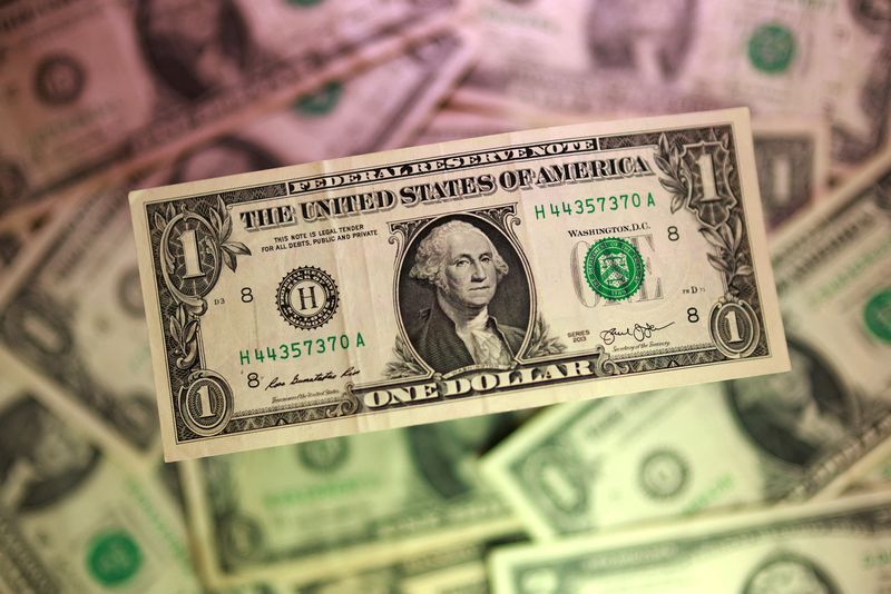 U.S. dollar banknotes are seen in this illustration taken March 24, 2026. REUTERS/Dado Ruvic/Illustration
