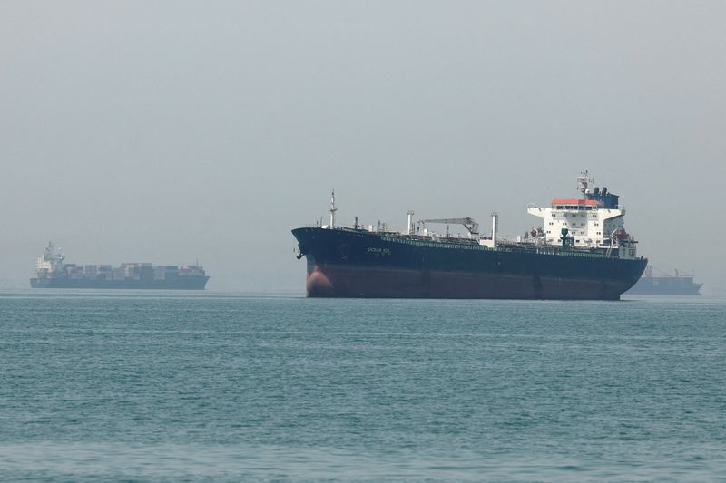 Vessels in the Strait of Hormuz, Iran, May 22, 2026. Majid Asgaripour/WANA (West Asia News Agency) via REUTERS