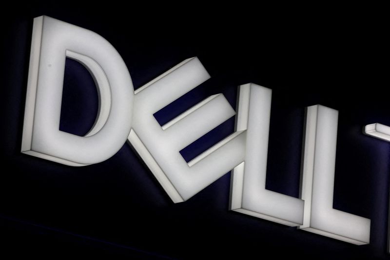 The logo of Dell Technologies is displayed over a booth at the Web Summit digital trade show in Vancouver, British Columbia, Canada, May 12, 2026. REUTERS/Chris Helgren