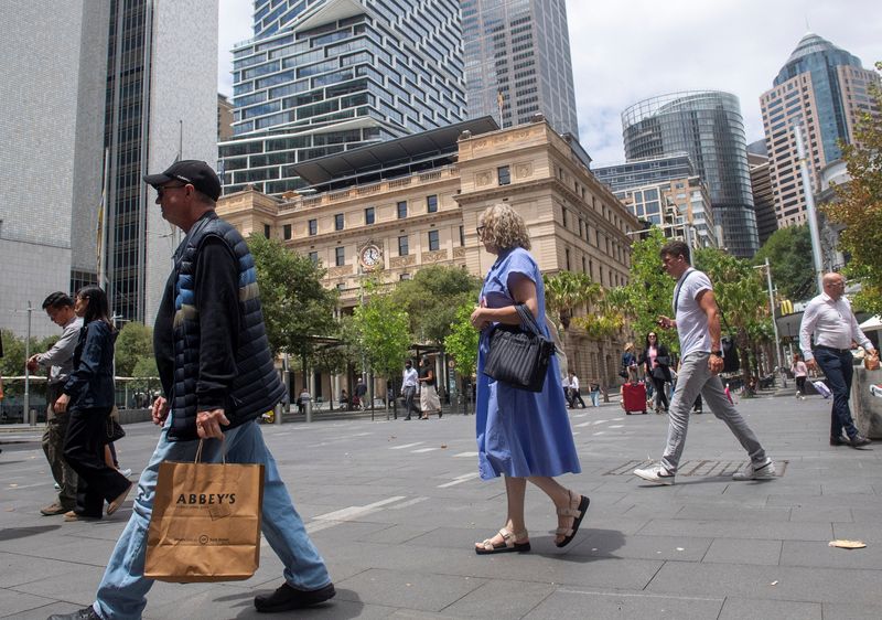 Tourists visit Circular Quay on Sydney Harbour as the International Monetary Fund has called out Australia for high inflation and urged the Reserve Bank to take a cautious approach to setting interest rates in its most recent World Economic Outlook update, in Sydney, Australia, January 20, 2026. REUTERS/ Jeremy Piper