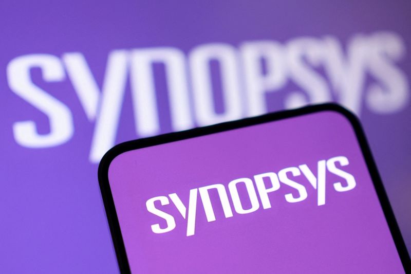 Synopsys logo is seen in this illustration taken September 9, 2025. REUTERS/Dado Ruvic/Illustration