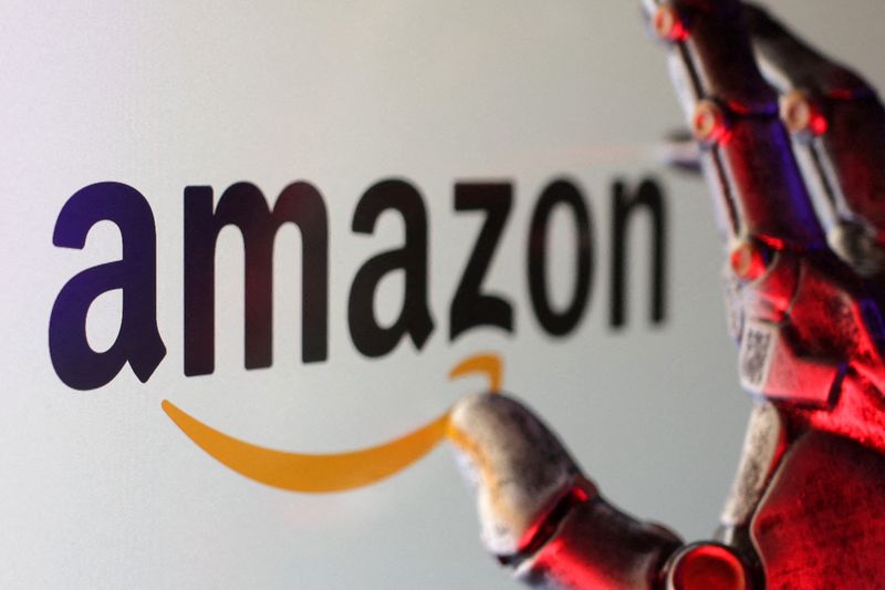 Amazon logo is seen in this illustration taken February 16, 2025. REUTERS/Dado Ruvic/Illustration