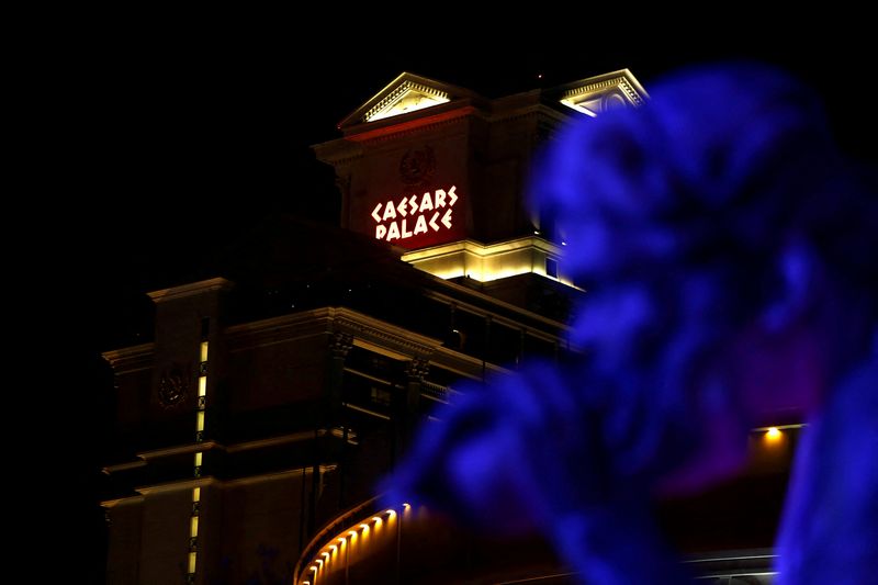 Caesars Palace Las Vegas Hotel and Casino is seen on the Las Vegas Strip in Las Vegas, Nevada, U.S. February 26, 2018.  Picture taken February 26, 2018.  REUTERS/Darrin Zammit Lupi/File Photo