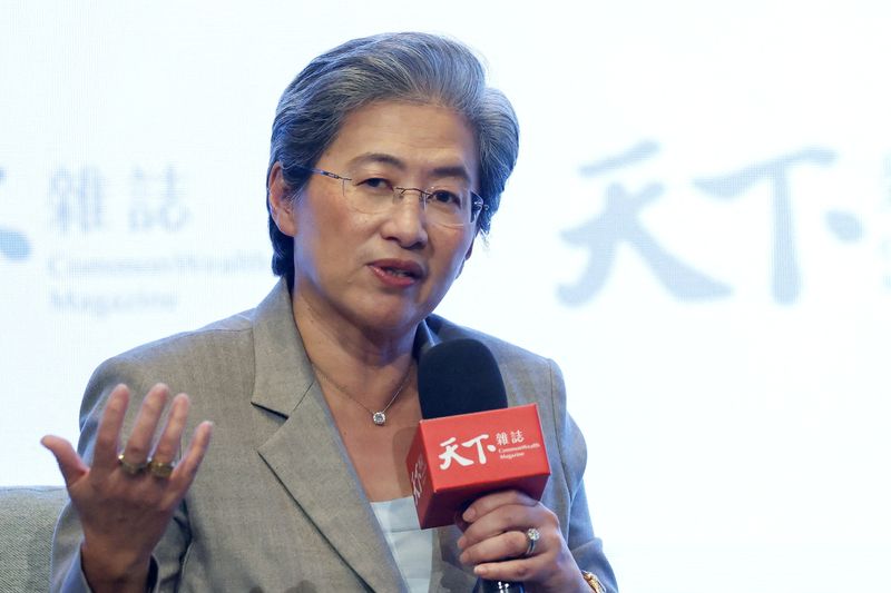 Advanced Micro Devices (AMD) CEO ‌Lisa Su speaks at a forum in Taipei, Taiwan, May 22, 2026. REUTERS/Ann Wang