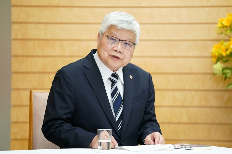 TSMC Chairman CC Wei speaks during a meeting at the Prime Minister's Office in Tokyo on February 5, 2026. KAZUHIRO NOGI/Pool via REUTERS