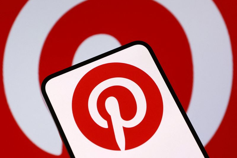 Pinterest logo is seen in this illustration taken August 5, 2025. REUTERS/Dado Ruvic/Illustration