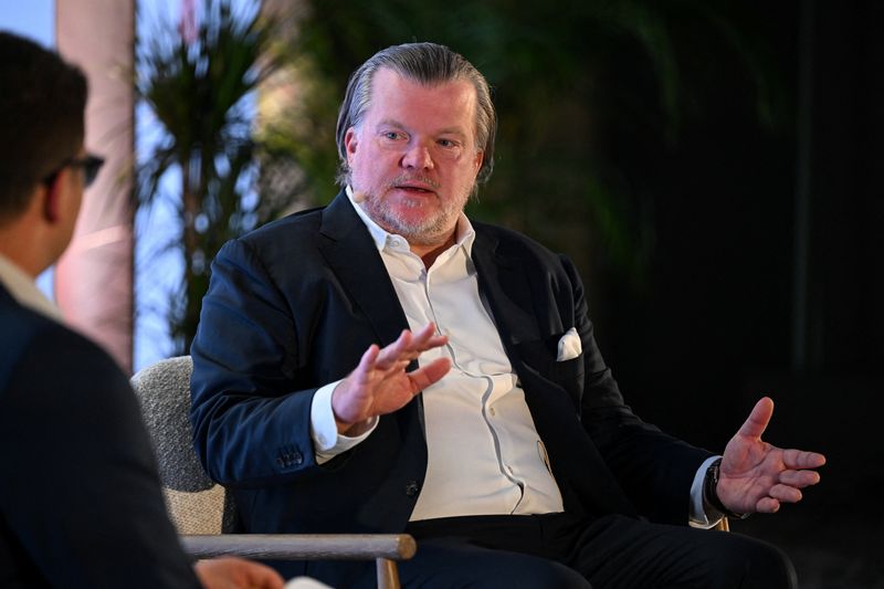 Kris Licht, Chief Executive Officer of Reckitt, speaks during the Reuters NEXT Europe summit, bringing together global leaders on policy, markets and industry to address key global challenges, in London, Britain, June 16, 2026. REUTERS/Chris J. Ratcliffe