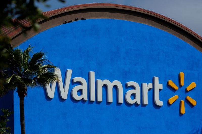 A Walmart store is shown in  Oceanside, California, U.S., May 15, 2025. REUTERS/Mike Blake