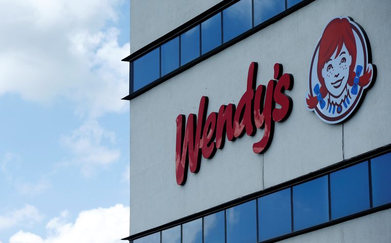 The logo of Wendy's is on display in Tbilisi, Georgia, July 13, 2016. REUTERS/David Mdzinarishvili