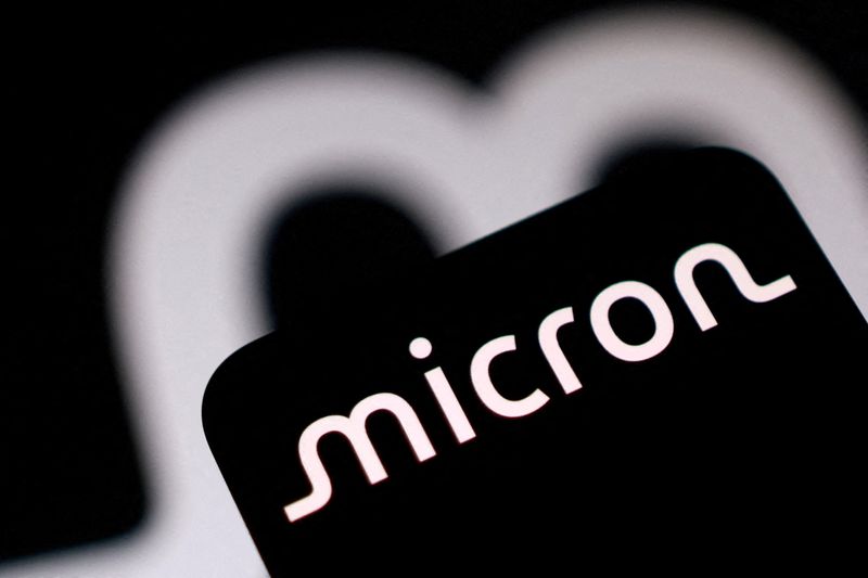 FILE PHOTO: The Micron logo in this illustration taken June 11, 2026. REUTERS/Dado Ruvic/Illustration/File Photo