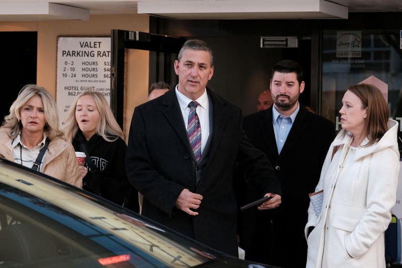 Congressman-elect Nathaniel Moran (R-TX) attends orientation for newly elected members of the 118th U.S. Congress, following the 2022 midterm elections, outside the Hyatt Hotel in Washington, U.S., November 13, 2022. REUTERS/Michael A. McCoy