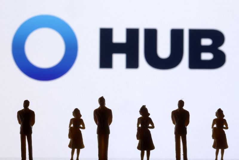 HUB International logo is seen in this illustration taken November 10, 2024. REUTERS/Dado Ruvic/Illustration