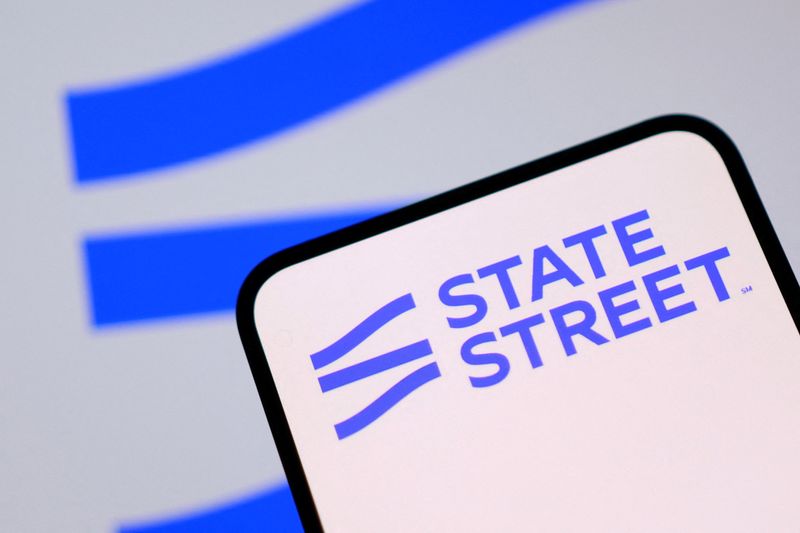 The State Street logo in this illustration taken April 24, 2026. REUTERS/Dado Ruvic/Illustration