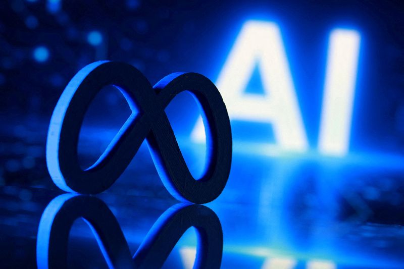 FILE PHOTO: A 3D-printed Meta logo and word "AI" are seen in this illustration created on July 20, 2026. REUTERS/Dado Ruvic/Illustration/File Photo