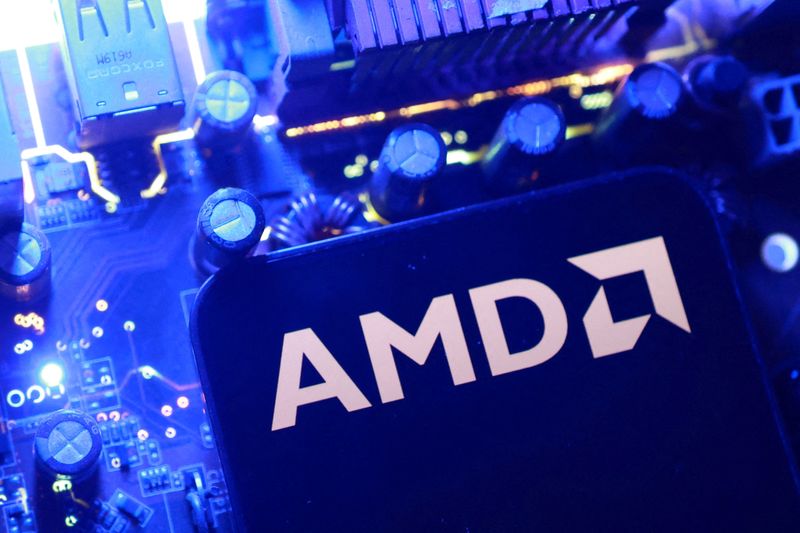FILE PHOTO: AMD logo is seen in this illustration created on June 11, 2026. REUTERS/Dado Ruvic/Illustration/File Photo
