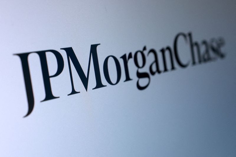 FILE PHOTO: JPMorgan Chase logo is seen in this illustration taken January 22, 2026. REUTERS/Dado Ruvic/Illustration/File Photo