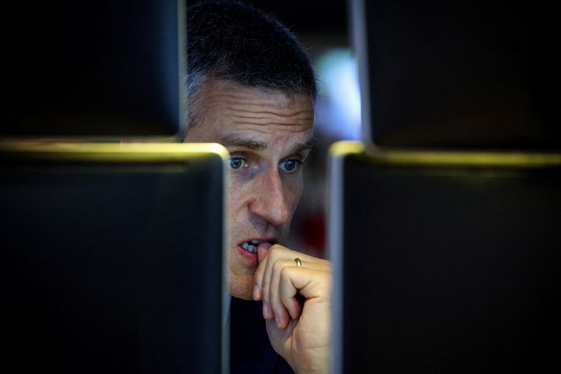 A trader works on the floor at the New York Stock Exchange (NYSE) in New York City, U.S., July 24, 2026. REUTERS/Brendan McDermid