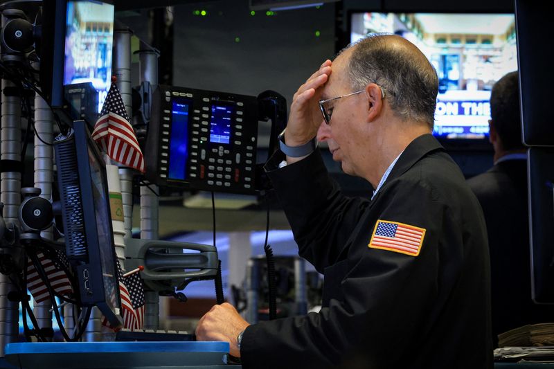 A trader works on the floor at the New York Stock Exchange (NYSE) in New York City, U.S., July 29, 2026.  REUTERS/Brendan McDermid