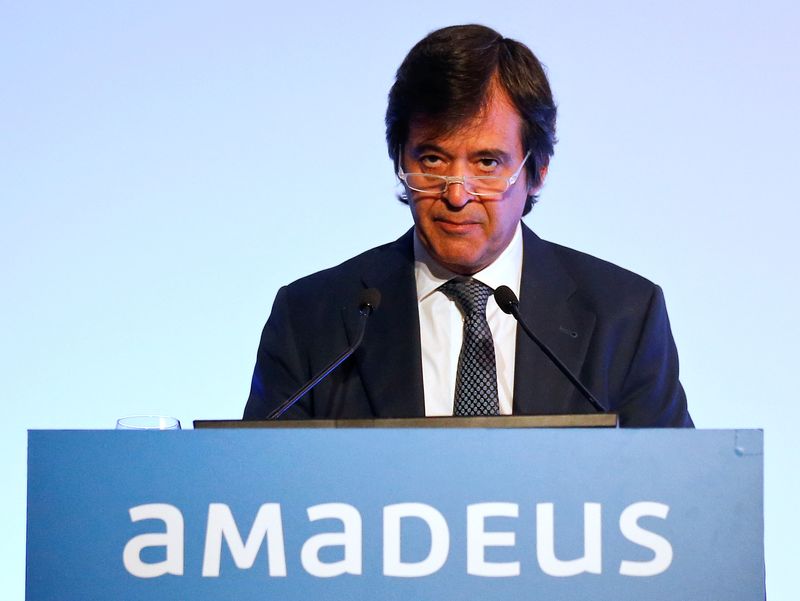 Luis Maroto, CEO of Amadeus IT Holding, attends their annual shareholders meeting in Madrid, Spain, June 24, 2016. REUTERS/Andrea Comas