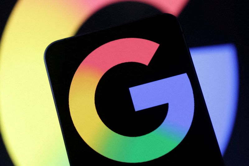 FILE PHOTO: The new Google logo is seen in this illustration taken May 13, 2025. REUTERS/Dado Ruvic/Illustration/File Photo