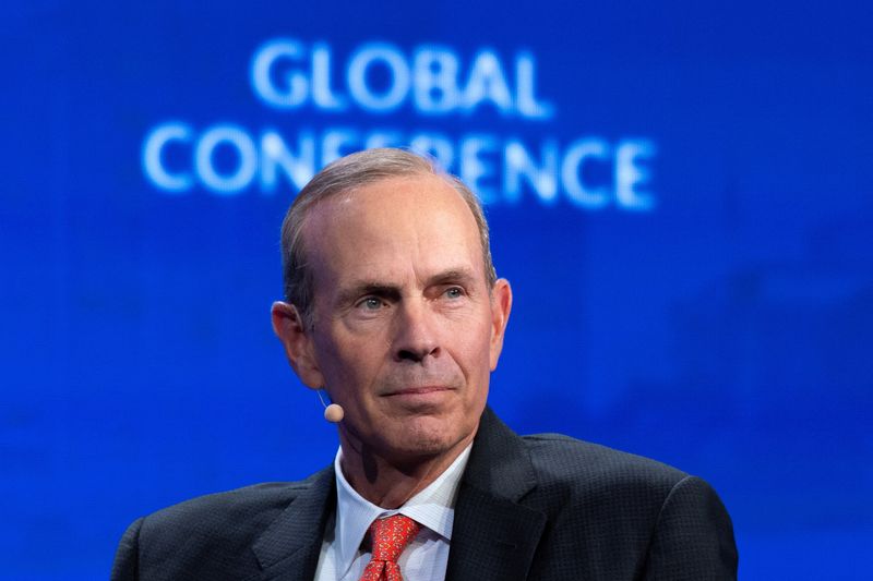 Mike Wirth, Chairman of the Board and CEO of Chevron Corporation attends the Milken Institute Global Conference 2026 in Beverly Hills, California, U.S., May, 4, 2026. REUTERS/Mike Blake
