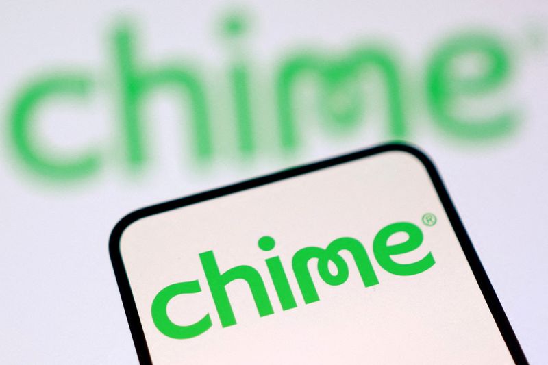FILE PHOTO: Chime logo in this illustration taken November 27, 2025. REUTERS/Dado Ruvic/Illustration/File Photo