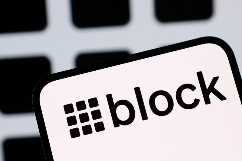Block logo is seen in this illustration taken, August 3, 2026. REUTERS/Dado Ruvic/Illustration