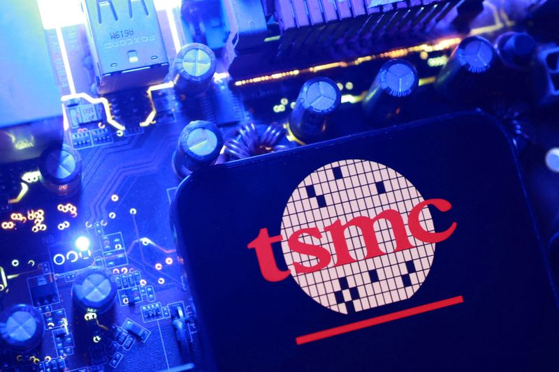FILE PHOTO: The TSMC logo is seen in this illustration taken June 11, 2026. REUTERS/Dado Ruvic/Illustration/File Photo