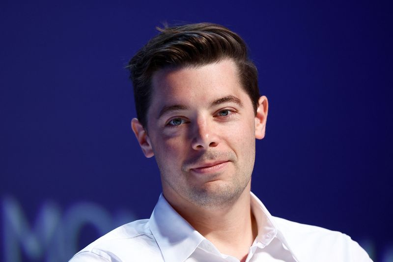 FILE PHOTO: Brad Lightcap, Chief Operating Officer at OpenAI, attends a conference at the Cannes Lions International Festival of Creativity in Cannes, France, June 20, 2023. REUTERS/Eric Gaillard/ File Photo