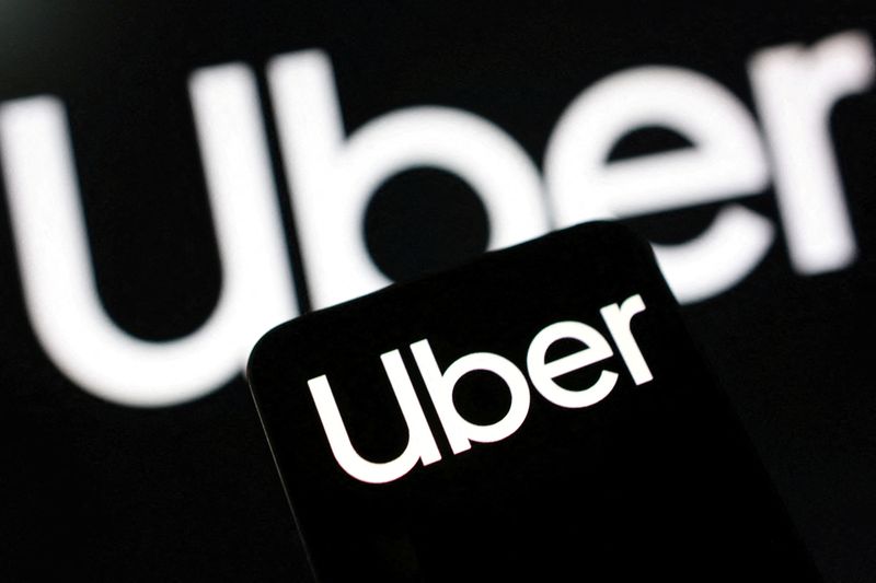 FILE PHOTO: Uber logo is seen in this illustration taken July 16, 2026. REUTERS/Dado Ruvic/Illustration/File Photo