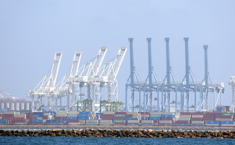 Shipping containers at the Port of Long Beach, California, U.S., July 17, 2026. REUTERS/Mario Anzuoni