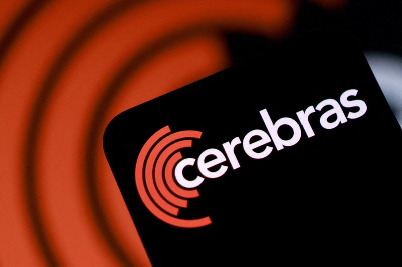 FILE PHOTO: The Cerebras logo in this illustration taken June 11, 2026. REUTERS/Dado Ruvic/Illustration/File Photo