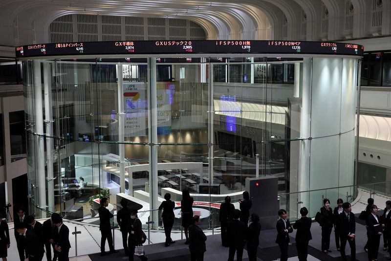 Visitors walk inside Japan Exchange Group's Tokyo Stock Exchange in Tokyo, Japan, April 6, 2026. REUTERS/Issei Kato