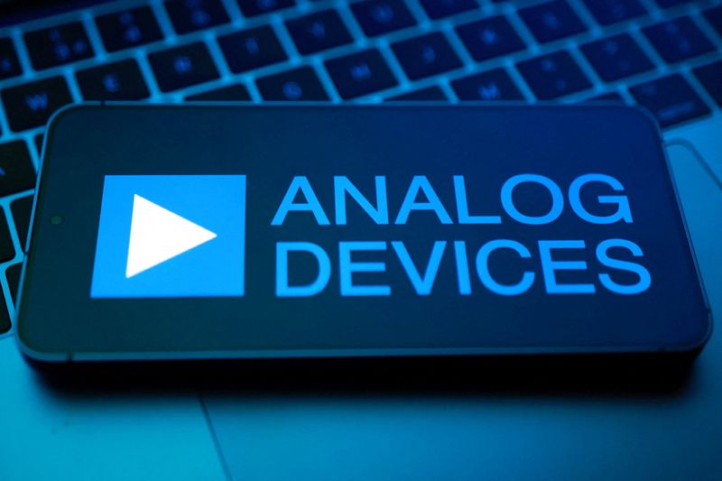 An Analog Devices logo appears in this illustration taken August 25, 2025. REUTERS/Dado Ruvic/Illustration