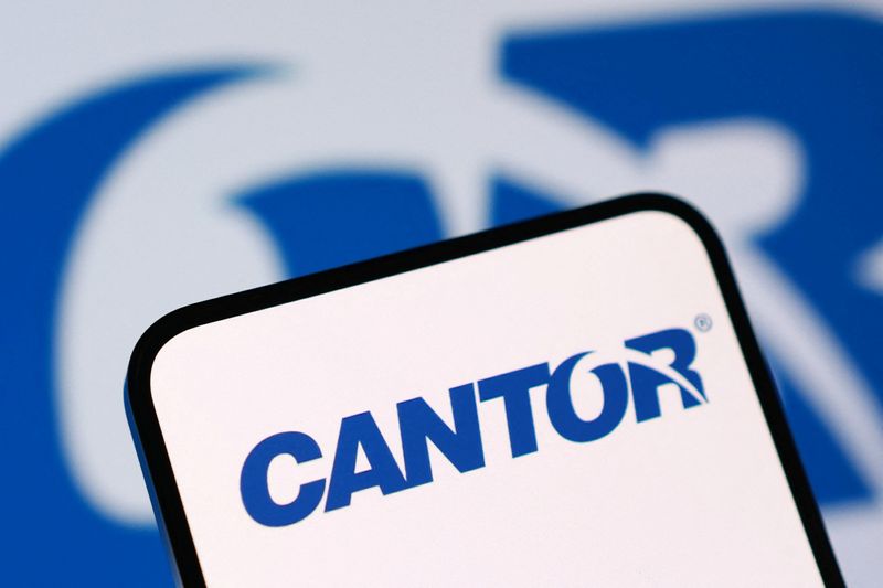 Cantor Fitzgerald logo is seen in this illustration taken, August 3, 2026. REUTERS/Dado Ruvic/Illustration