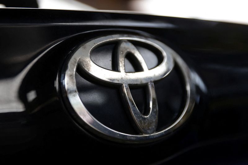 Toyota logo is seen in this illustration taken July 28, 2025. REUTERS/Dado Ruvic/Illustration/File Photo