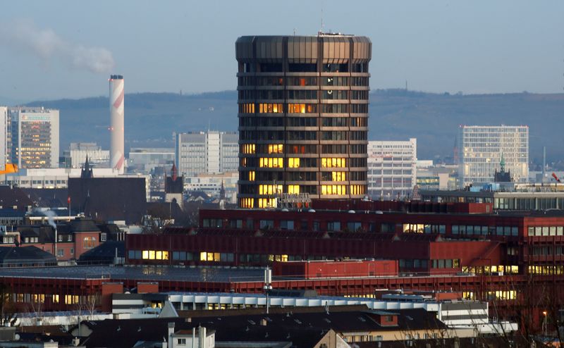 The tower of the headquarters of the Bank for International Settlements (BIS) is seen in Basel, Switzerland January 30, 2020. REUTERS/Arnd Wiegmann