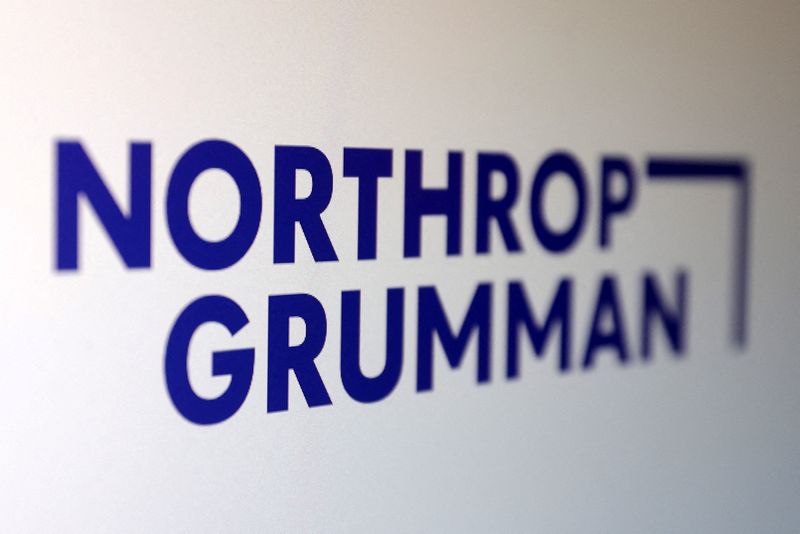 FILE PHOTO: Northrop Grumman logo is seen in this illustration taken July 26, 2025. REUTERS/Dado Ruvic/Illustration/File Photo