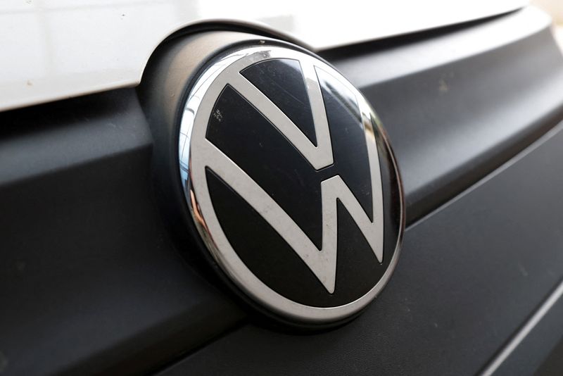 Volkswagen logo is seen in this illustration taken July 28, 2025. REUTERS/Dado Ruvic/Illustration
