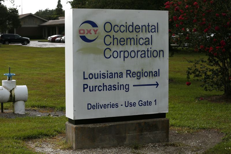 An Occidental Chemical Corporation (OxyChem) facility is pictured in Convent, Louisiana, U.S., June 11, 2018. REUTERS/Jonathan Bachman