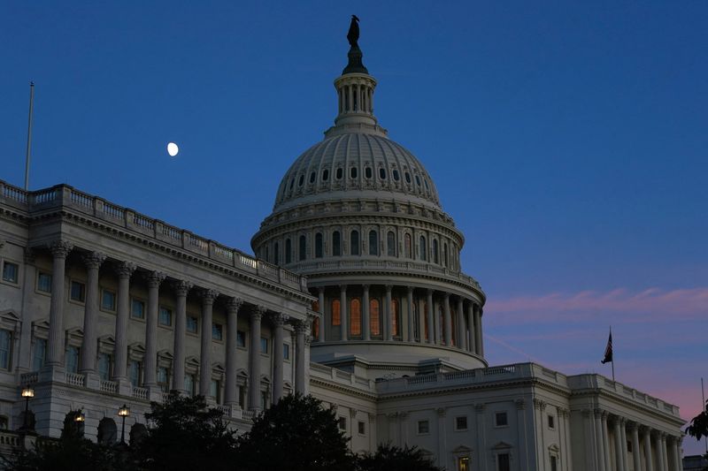 A view of the U.S. Capitol, following a partial government shutdown in Washington, D.C., U.S., October 2, 2025. REUTERS/Nathan Howard