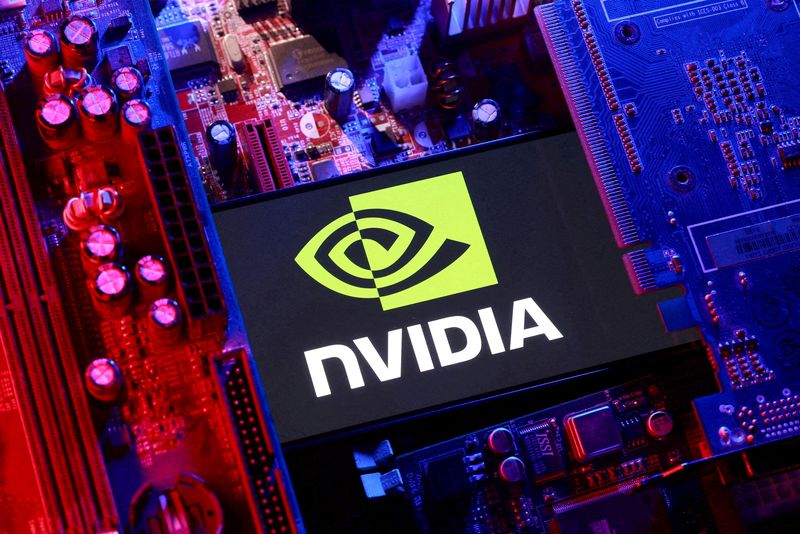 FILE PHOTO: A Nvidia logo and a computer motherboard appear in this illustration taken August 25, 2025. REUTERS/Dado Ruvic/Illustration/File Photo