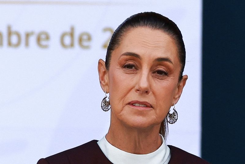 Mexico's President Claudia Sheinbaum speaks in Mexico City, Mexico September 16, 2025. REUTERS/Raquel Cunha
