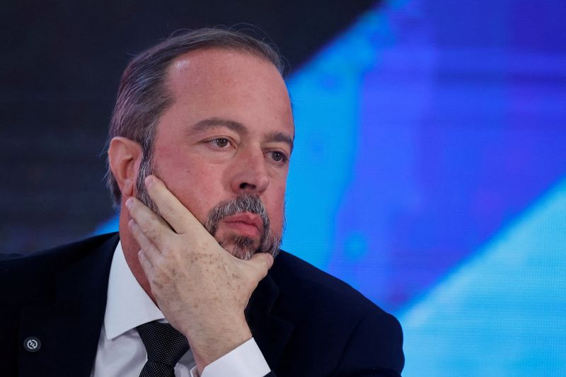 FILE PHOTO: Brazilian Mines and Energy Minister Alexandre Silveira attends a ceremony in Brasilia, Brazil, October 25, 2024. REUTERS/Adriano Machado/File Photo